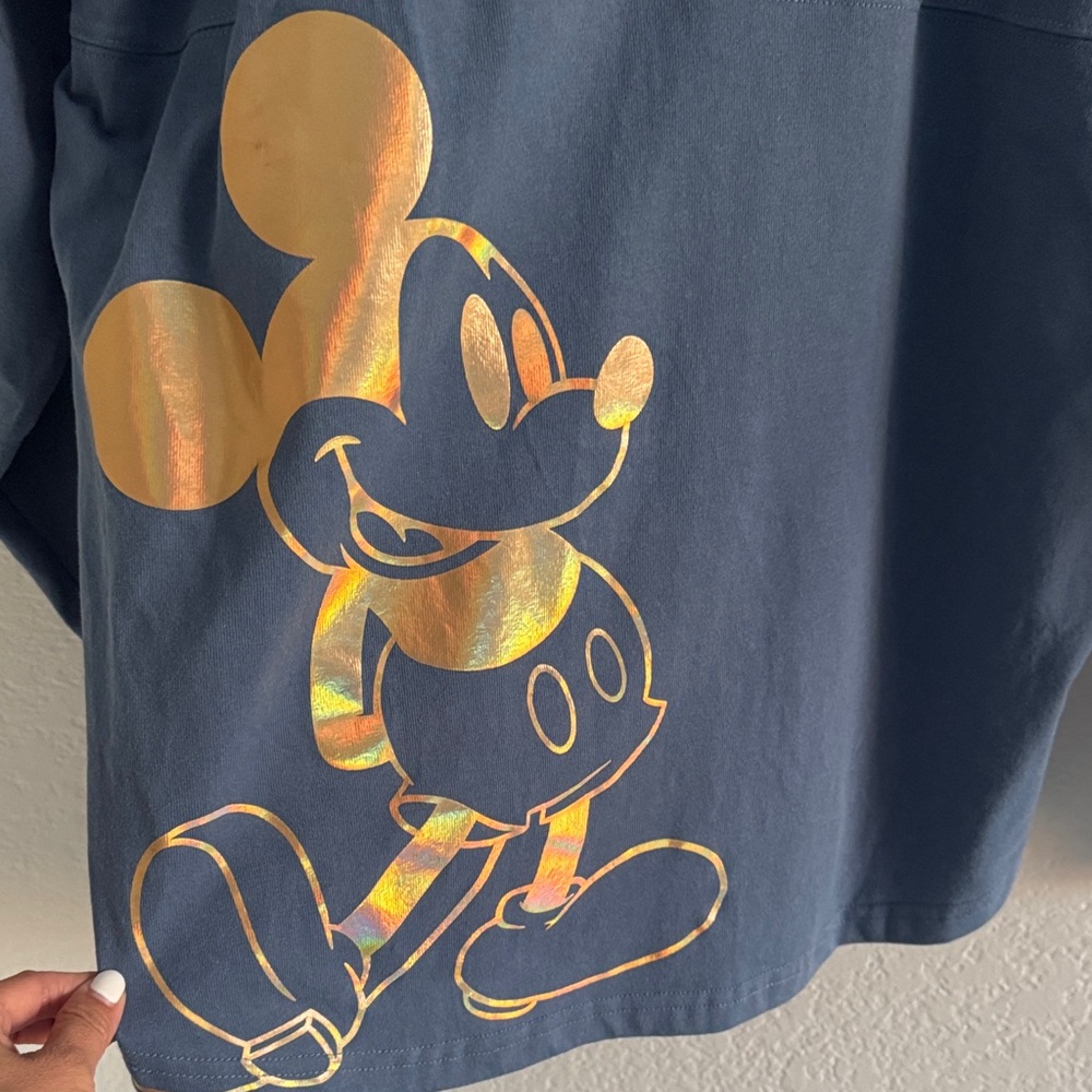 Mickey Mouse Icon Long-Sleeve Top - Slate Blue - Picture 5 of 7